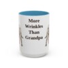 15oz Funny Neapolitan Mastiff Mug, Light Blue, front view