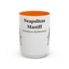 15oz Neapolitan Mastiff Latin Mug, Orange, front view