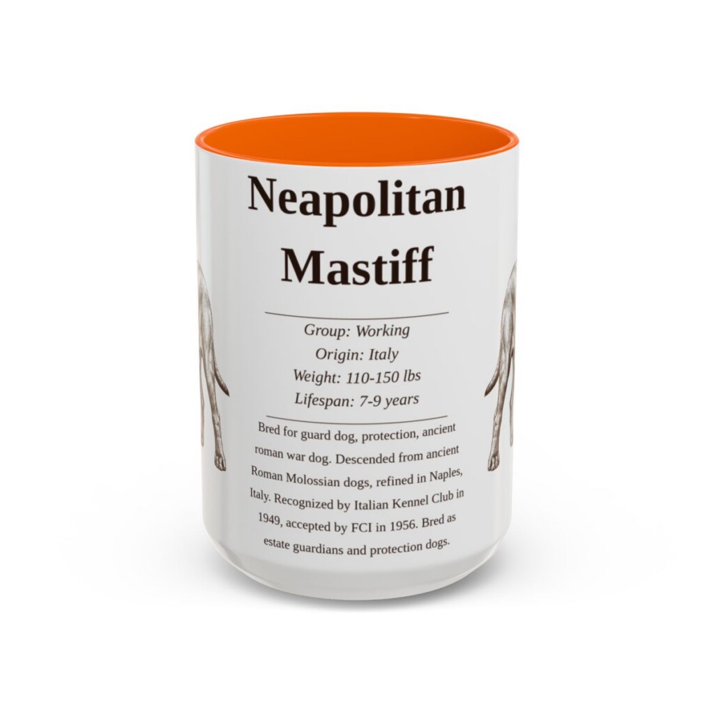 15oz-neapolitan-mastiff-mug-writeup-orange 15oz neapolitan mastiff mug, Orange