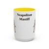15oz Neapolitan Mastiff Mug, Yellow, front view