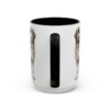 15oz Newfoundland Dog Dog Dad Mug, Black, back view