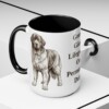 15oz Funny Newfoundland Dog Mug, Black, lifestyle photo
