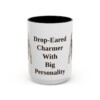 15oz Funny Norfolk Terrier Mug, Black, front view