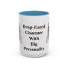 15oz Funny Norfolk Terrier Mug, Light Blue, front view