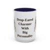 15oz Funny Norfolk Terrier Mug, Navy, front view