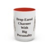 15oz Funny Norfolk Terrier Mug, Red, front view