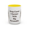 15oz Funny Norfolk Terrier Mug, Yellow, front view