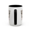 15oz Norfolk Terrier Mug, Black, back view