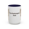 15oz-norrbottenspets-mug-dad-navy 15oz Norrbottenspets Dog Dad Mug, Navy, front view