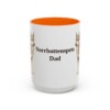 15oz-norrbottenspets-mug-dad-orange 15oz Norrbottenspets Dog Dad Mug, Orange, front view