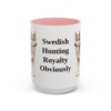 15oz Funny Norrbottenspets Mug, Pink, front view