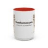 15oz Norrbottenspets Latin Mug, Red, front view
