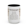 15oz Norrbottenspets Mug, Black, front view