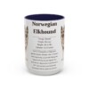 15oz-norwegian-elkhound-mug-writeup-navy 15oz Norwegian Elkhound Mug, Navy, front view