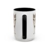 15oz Norwegian Lundehund Dog Mom Mug, Black, back view