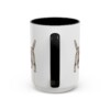 15oz Funny Norwich Terrier Mug, Black, back view
