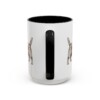 15oz Norwich Terrier Latin Mug, Black, back view