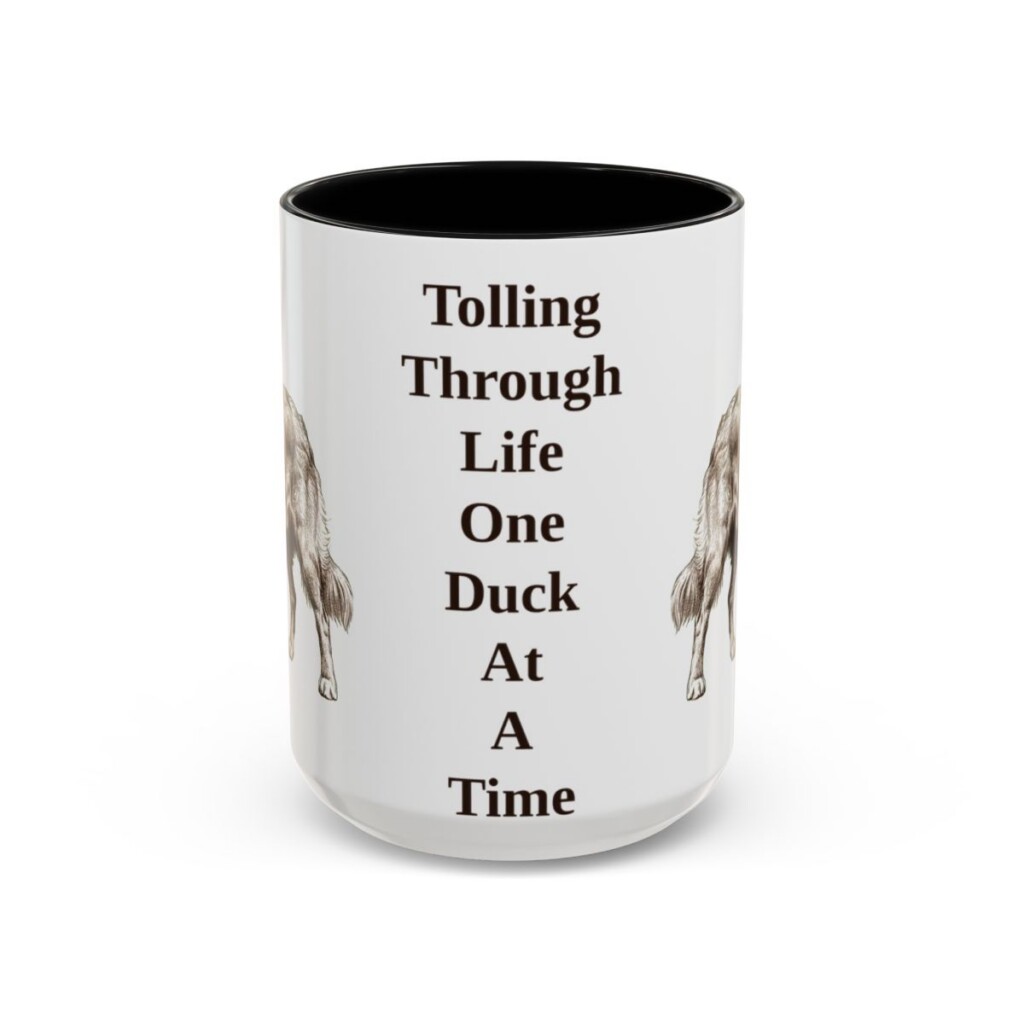 15oz-nova-scotia-duck-tolling-retriever-mug-humor-black-front 15oz Funny Nova Scotia Duck Tolling Retriever Mug, Black, front view