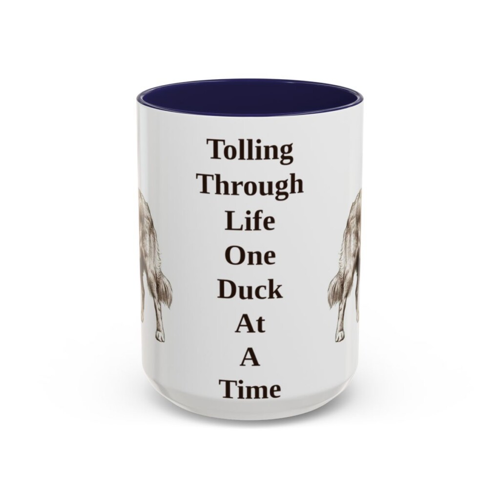 15oz-nova-scotia-duck-tolling-retriever-mug-humor-navy 15oz Funny Nova Scotia Duck Tolling Retriever Mug, Navy, front view