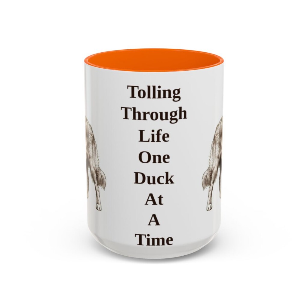 15oz-nova-scotia-duck-tolling-retriever-mug-humor-orange 15oz Funny Nova Scotia Duck Tolling Retriever Mug, Orange, front view