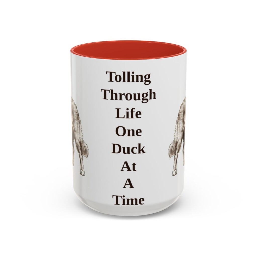 15oz-nova-scotia-duck-tolling-retriever-mug-humor-red 15oz Funny Nova Scotia Duck Tolling Retriever Mug, Red, front view