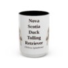 15oz-nova-scotia-duck-tolling-retriever-mug-latin-black-front 15oz Nova Scotia Duck Tolling Retriever Latin Mug, Black, front view