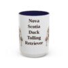 15oz-nova-scotia-duck-tolling-retriever-mug-navy 15oz Nova Scotia Duck Tolling Retriever Mug, Navy, front view