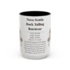 15oz Nova Scotia Duck Tolling Retriever Mug, Black, front view