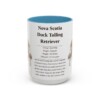 15oz Nova Scotia Duck Tolling Retriever Mug, Light Blue, front view
