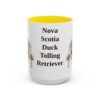 15oz-nova-scotia-duck-tolling-retriever-mug-yellow 15oz Nova Scotia Duck Tolling Retriever Mug, Yellow, front view