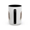 15oz Old English Sheepdog Mug, Black, back view