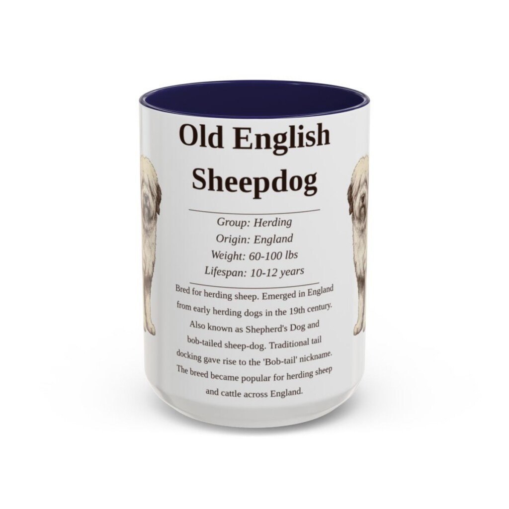 15oz-old-english-sheepdog-mug-writeup-navy 15oz Old English Sheepdog Mug, Navy, front view