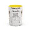 15oz-old-english-sheepdog-mug-writeup-yellow 15oz Old English Sheepdog Mug, Yellow, front view