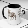 15oz Olde English Bulldogge Dog Dad Mug, Black, lifestyle photo