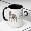 15oz Olde English Bulldogge Latin Mug, Black, lifestyle photo