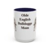 15oz-olde-english-bulldogge-mug-mom-navy 15oz Olde English Bulldogge Dog Mom Mug, Navy, front view