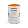 15oz-olde-english-bulldogge-mug-writeup-orange 15oz Olde English Bulldogge Mug, Orange, front view