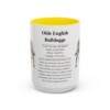 15oz-olde-english-bulldogge-mug-writeup-yellow 15oz Olde English Bulldogge Mug, Yellow, front view