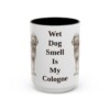 15oz Funny Otterhound Mug, Black, front view