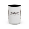 15oz-otterhound-mug-latin-black-front 15oz Otterhound Latin Mug, Black, front view