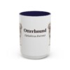 15oz-otterhound-mug-latin-navy 15oz Otterhound Latin Mug, Navy, front view