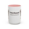 15oz-otterhound-mug-latin-pink 15oz Otterhound Latin Mug, Pink, front view