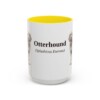15oz-otterhound-mug-latin-yellow 15oz Otterhound Latin Mug, Yellow, front view