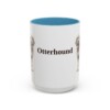 15oz Otterhound Mug, Light Blue, front view