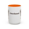 15oz Otterhound Mug, Orange, front view