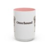 15oz Otterhound Mug, Pink, front view