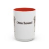 15oz Otterhound Mug, Red, front view