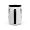 15oz Papillon Mug, Black, back view