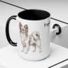 15oz Papillon Mug, Black, lifestyle photo