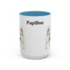 15oz Papillon Mug, Light Blue, front view